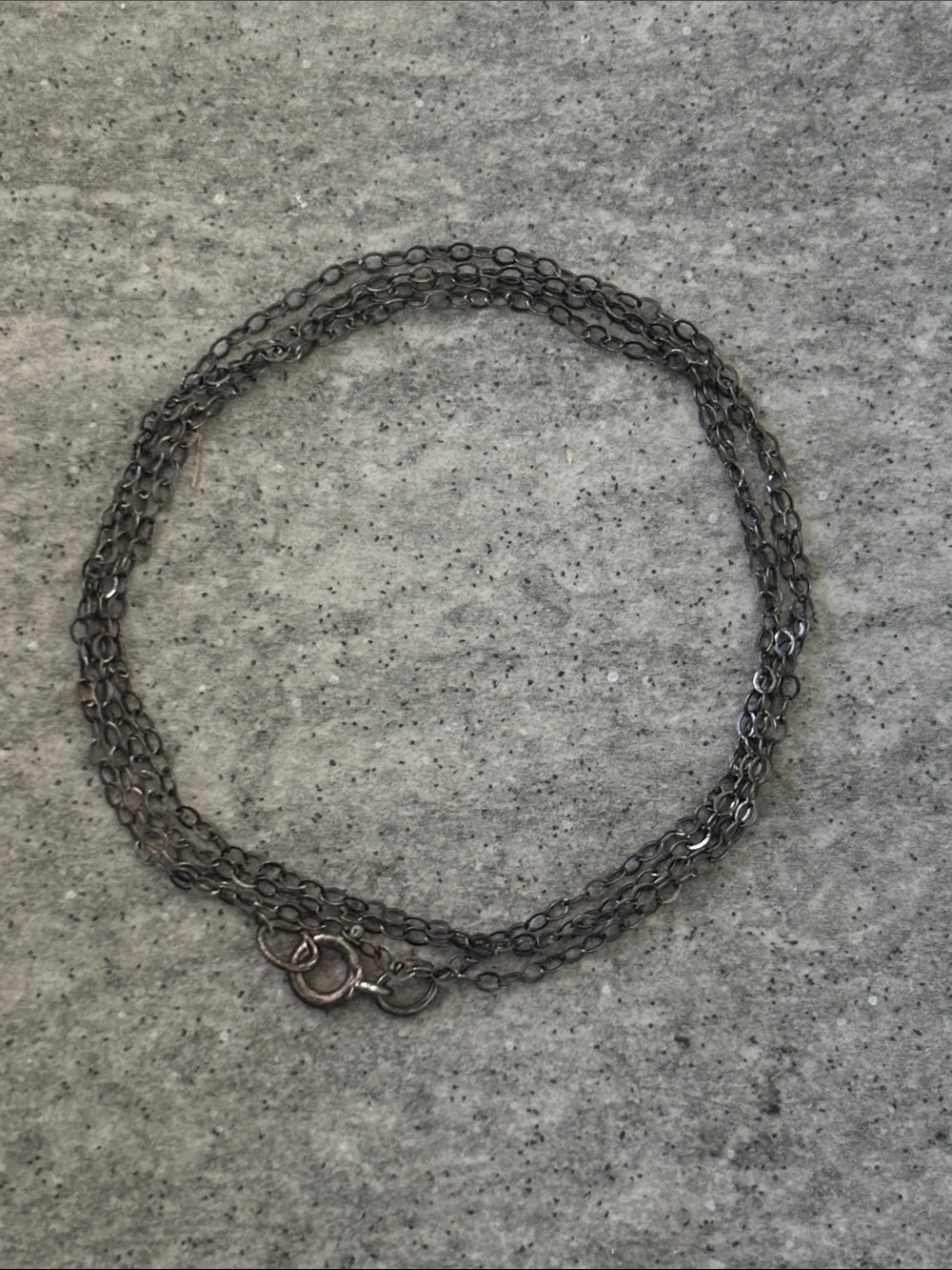 Delicate Multi-Strand Black Chain Necklace - Minimal Layered Style